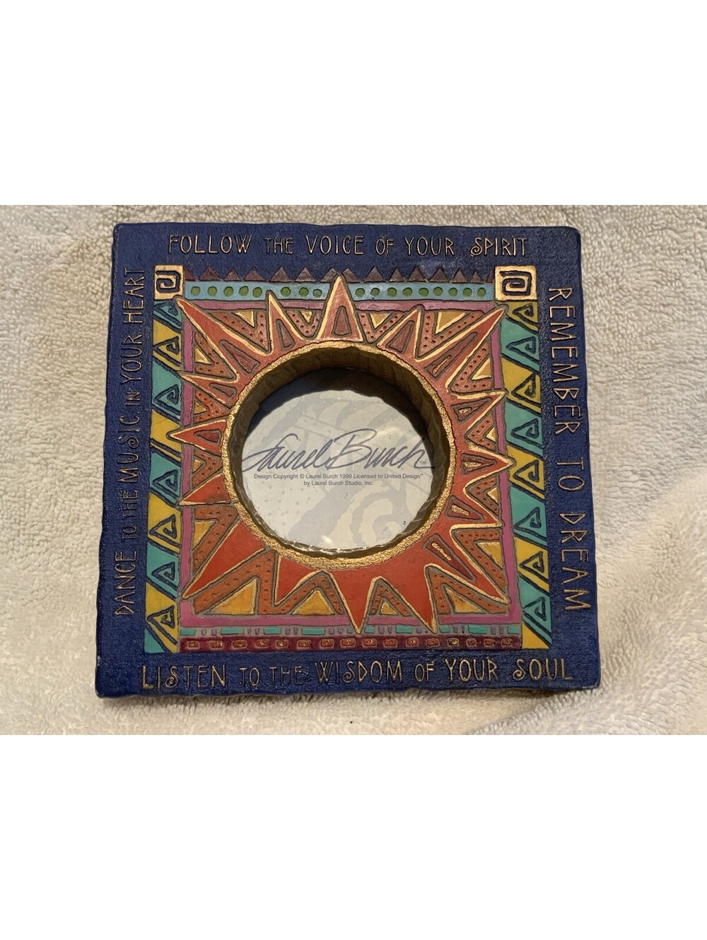 Laurel Burch’s 1999 Collectable 5.5” x 5.25” Picture Frame ‘Remember to Dream’